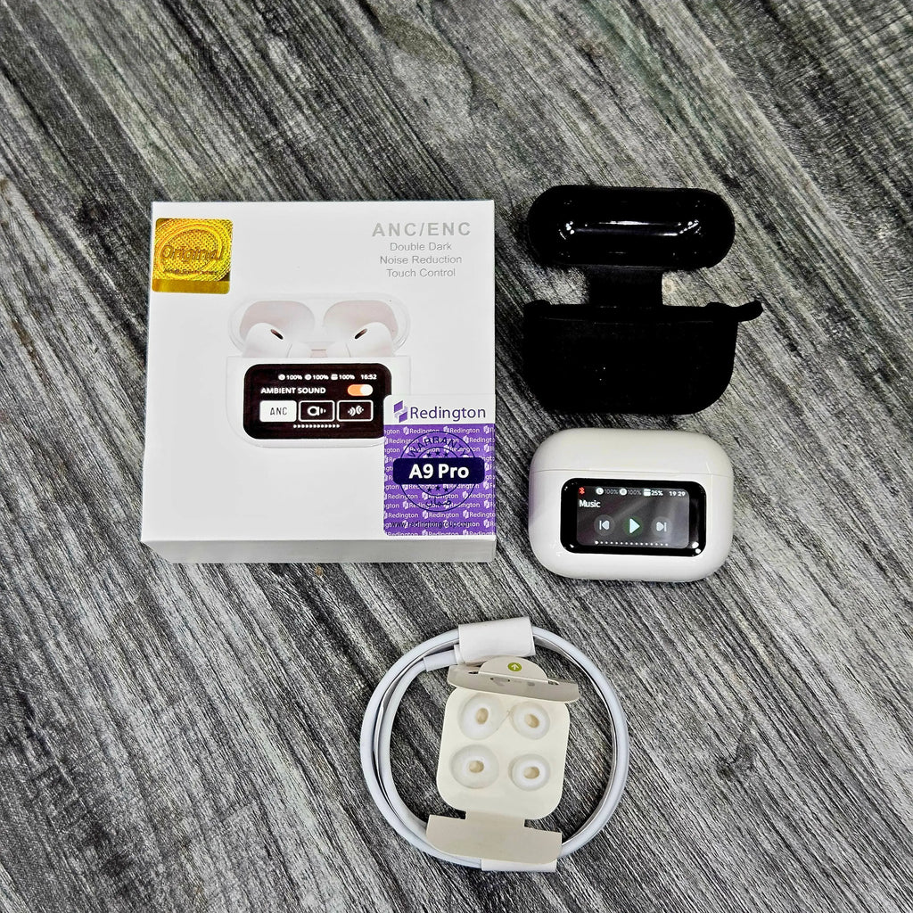A9 Pro AirPods (Touch Screen) with Free Silicon Case