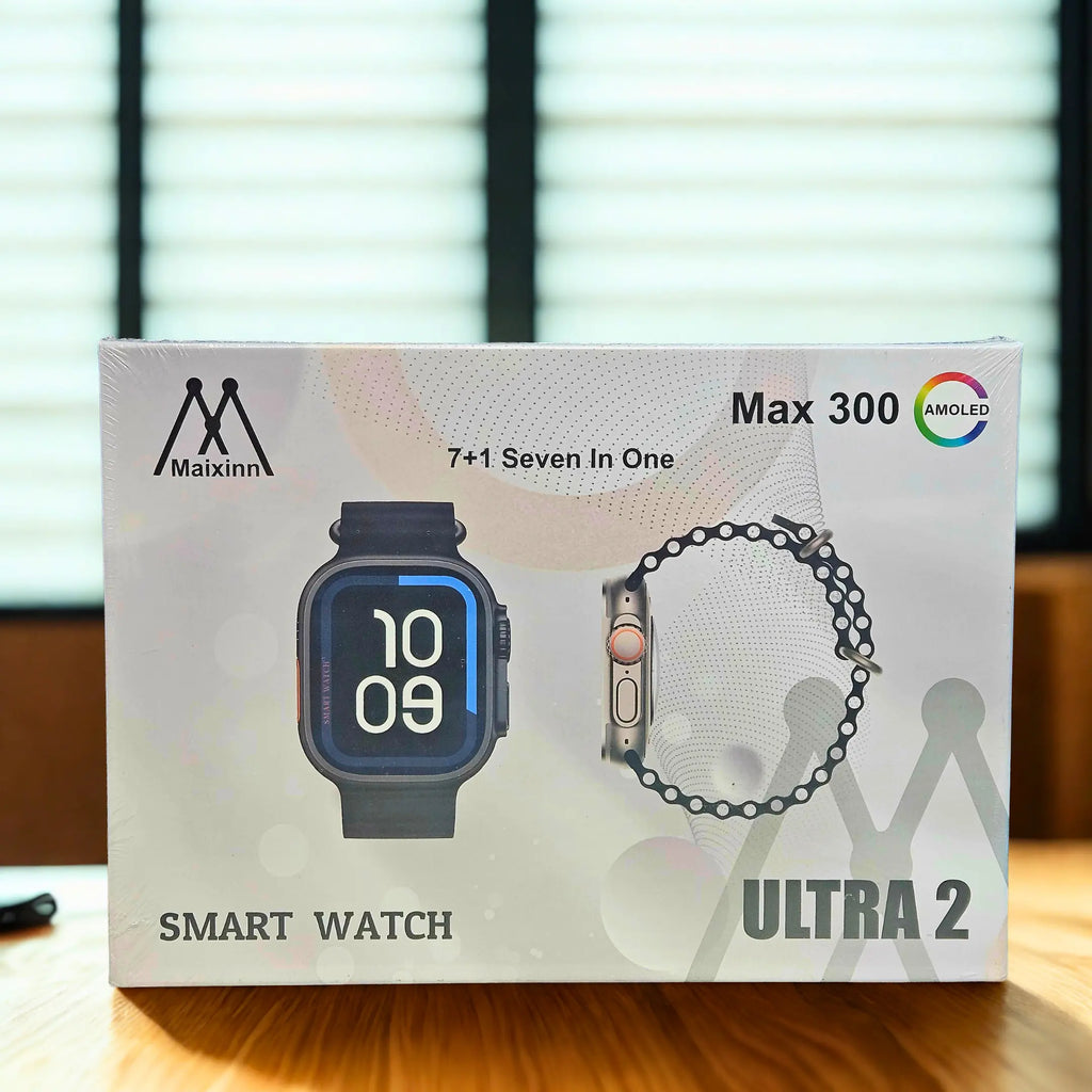 Maixinn Max SERIES Ultra 2 Smart Watch (2025 Edition) | 7+1 Features Fitness & Sports Tracker