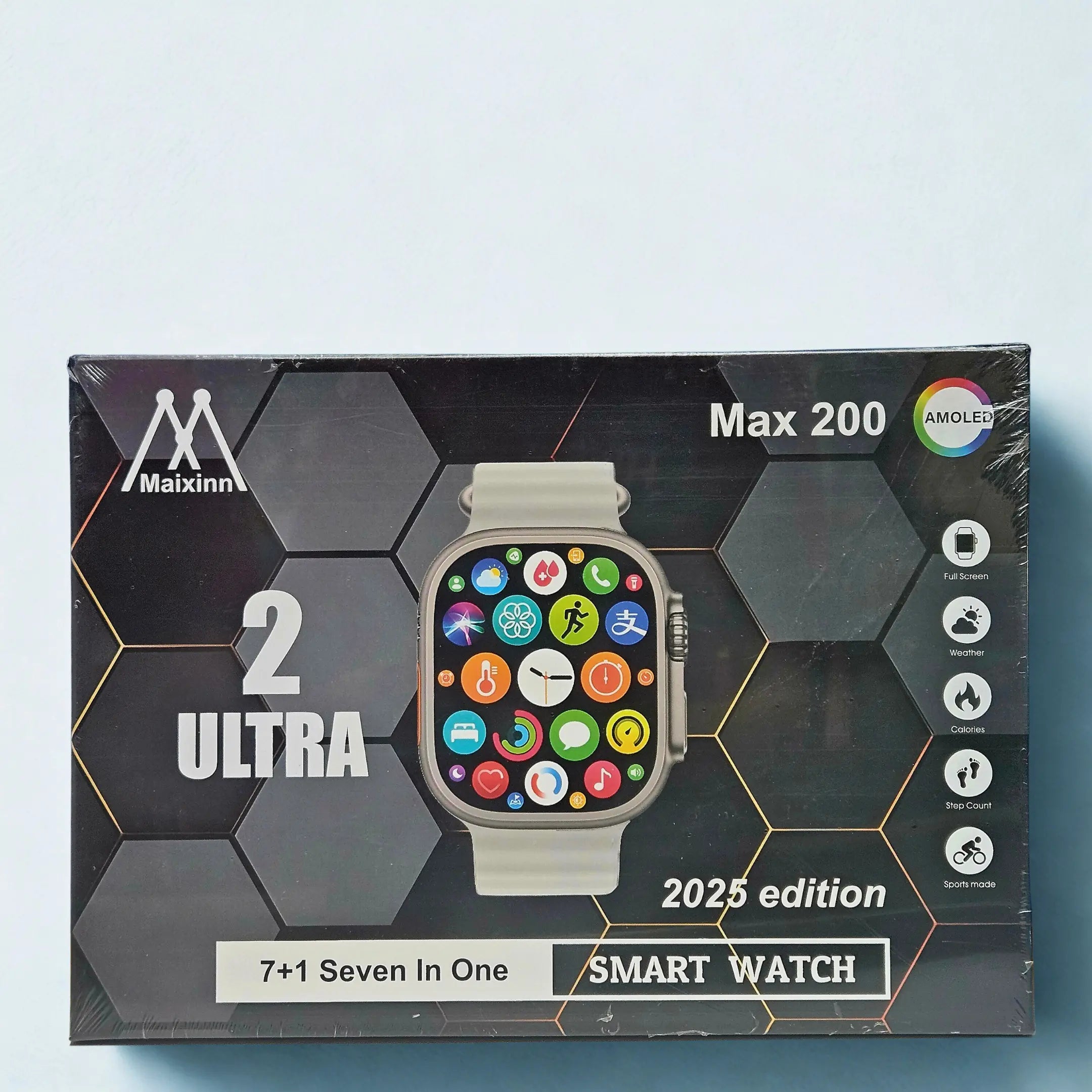 Maixinn Max SERIES Ultra 2 Smart Watch (2025 Edition) | 7+1 Features Fitness & Sports Tracker