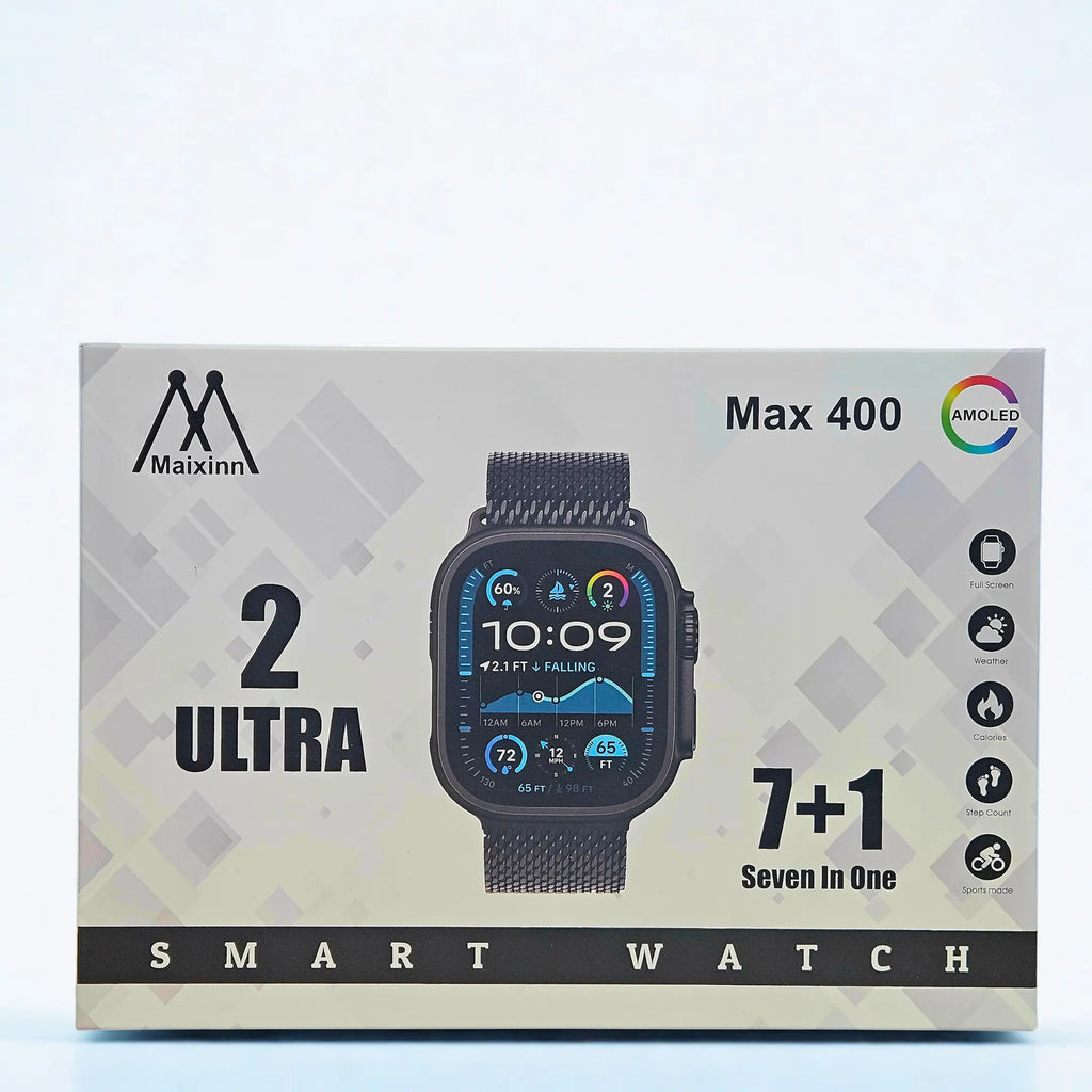 Maixinn Max SERIES Ultra 2 Smart Watch (2025 Edition) | 7+1 Features Fitness & Sports Tracker