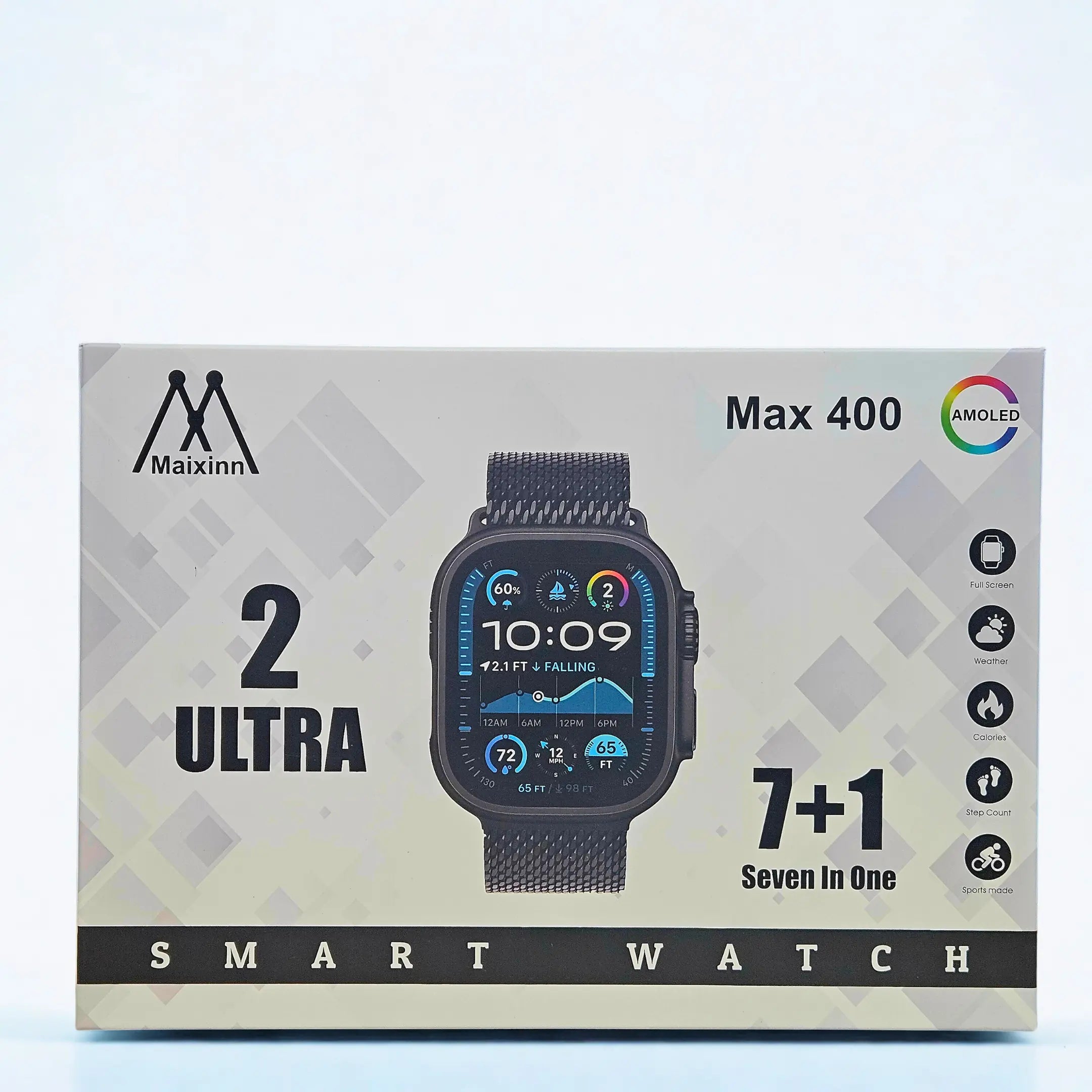 Maixinn Max SERIES Ultra 2 Smart Watch (2025 Edition) | 7+1 Features Fitness & Sports Tracker