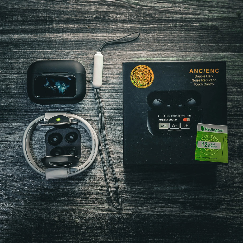 A9 Pro AirPods (Touch Screen) BLACK