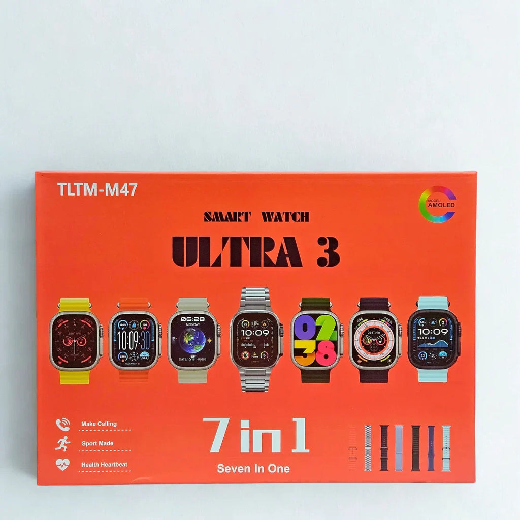 Ultra 3 Smart Watch 7 in 1